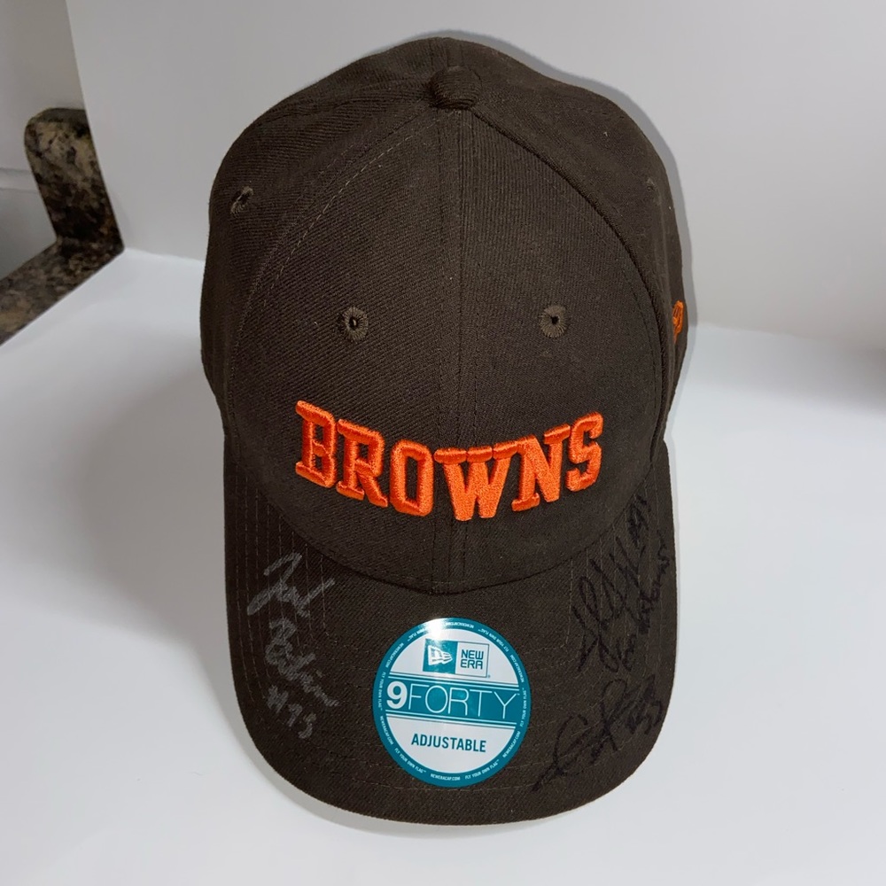 Autographed Cleveland Browns Hat